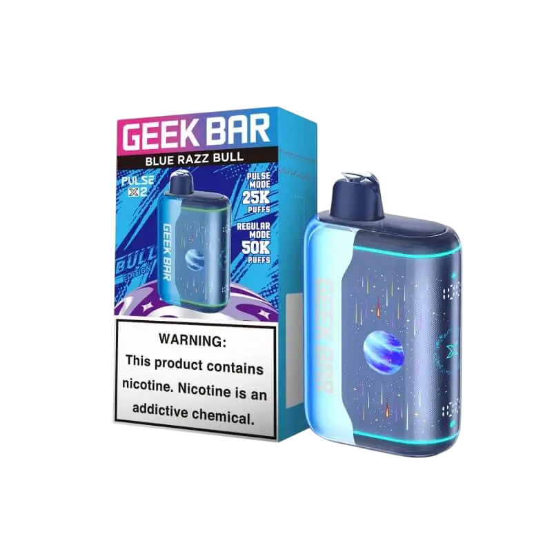 geek bar pulse x 2 50k blue razz bull photoroom