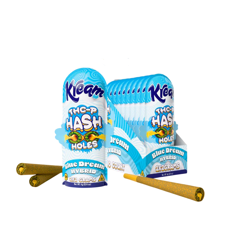 kream hash hole thcp 2 x 2g blue dream hybrid photoroom (1)