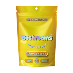 gushrooms mushroom gummies 8ct citrus biscuitz photoroom